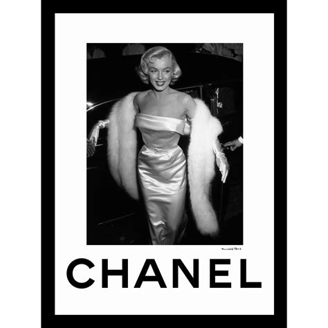 marilyn monroe chanel print